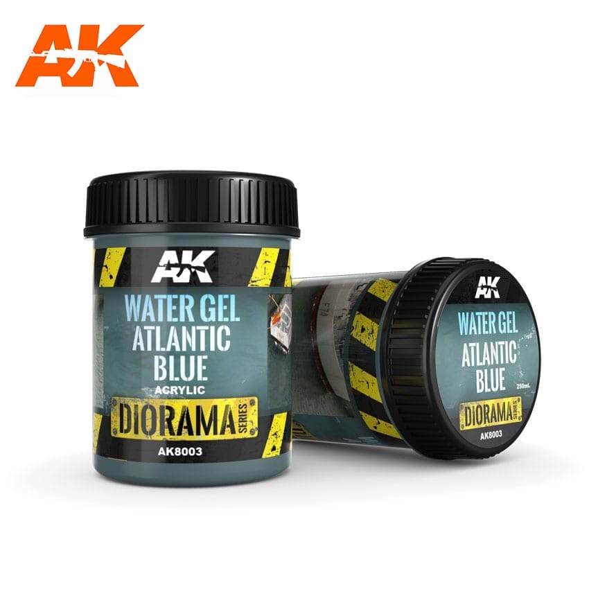 AK Interactive: Water Gel - Atlantic Blue 250ml