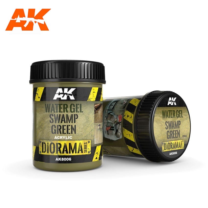 AK Interactive: Water Gel - Swamp Green 250ml