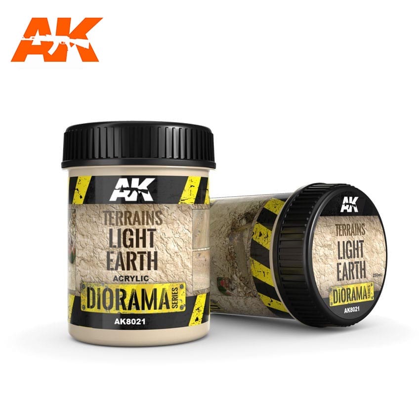AK Interactive: Terrains - Light Earth 250ml