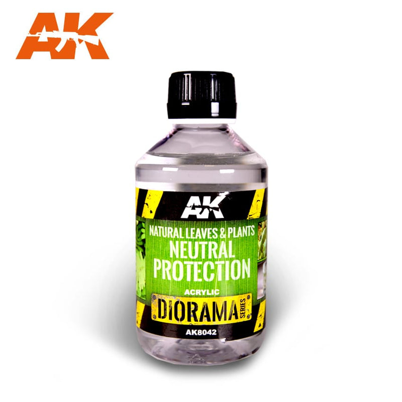 AK Interactive: Terrains - Natural Leaves & Plants Neutral Protection 250ml