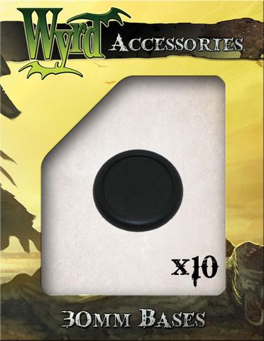 Wyrd plastic bases  30mm 10 pack