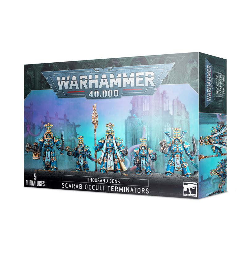 games workshop thousand sons scarab occult terminators