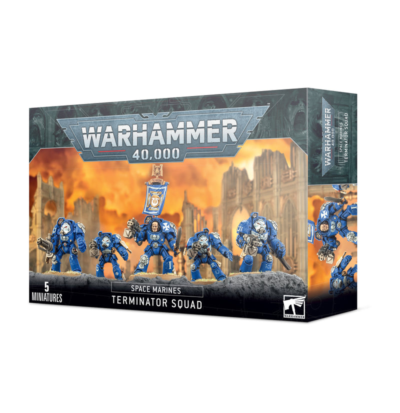 games workshop space marine terminator squad