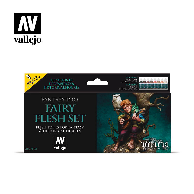 vallejo fantasy pro  fairy flesh set