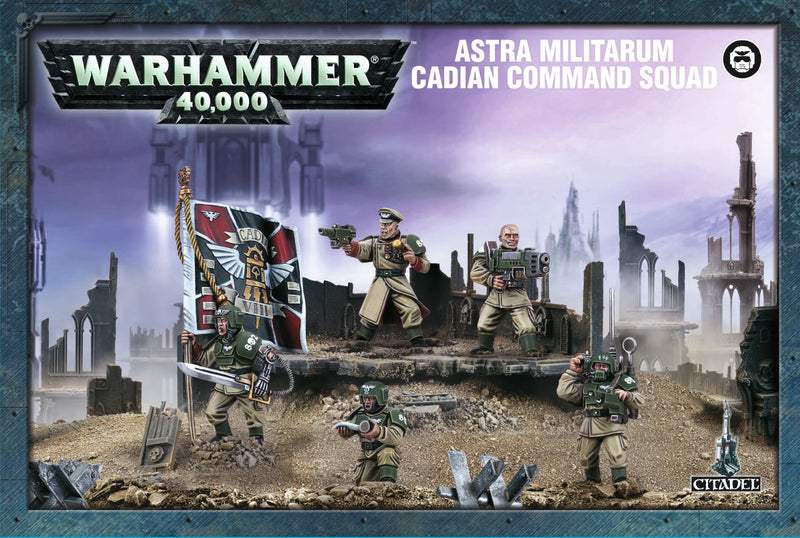 games workshop astra militarum cadian command squad