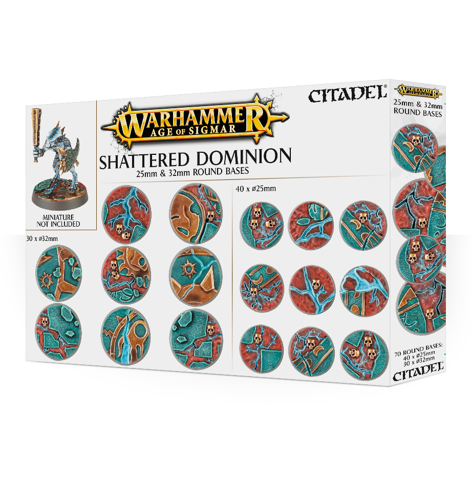 games workshop aos shattered dominion 25  32mm round
