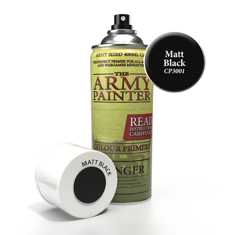 army painter base primer matt black aerosol spray paint