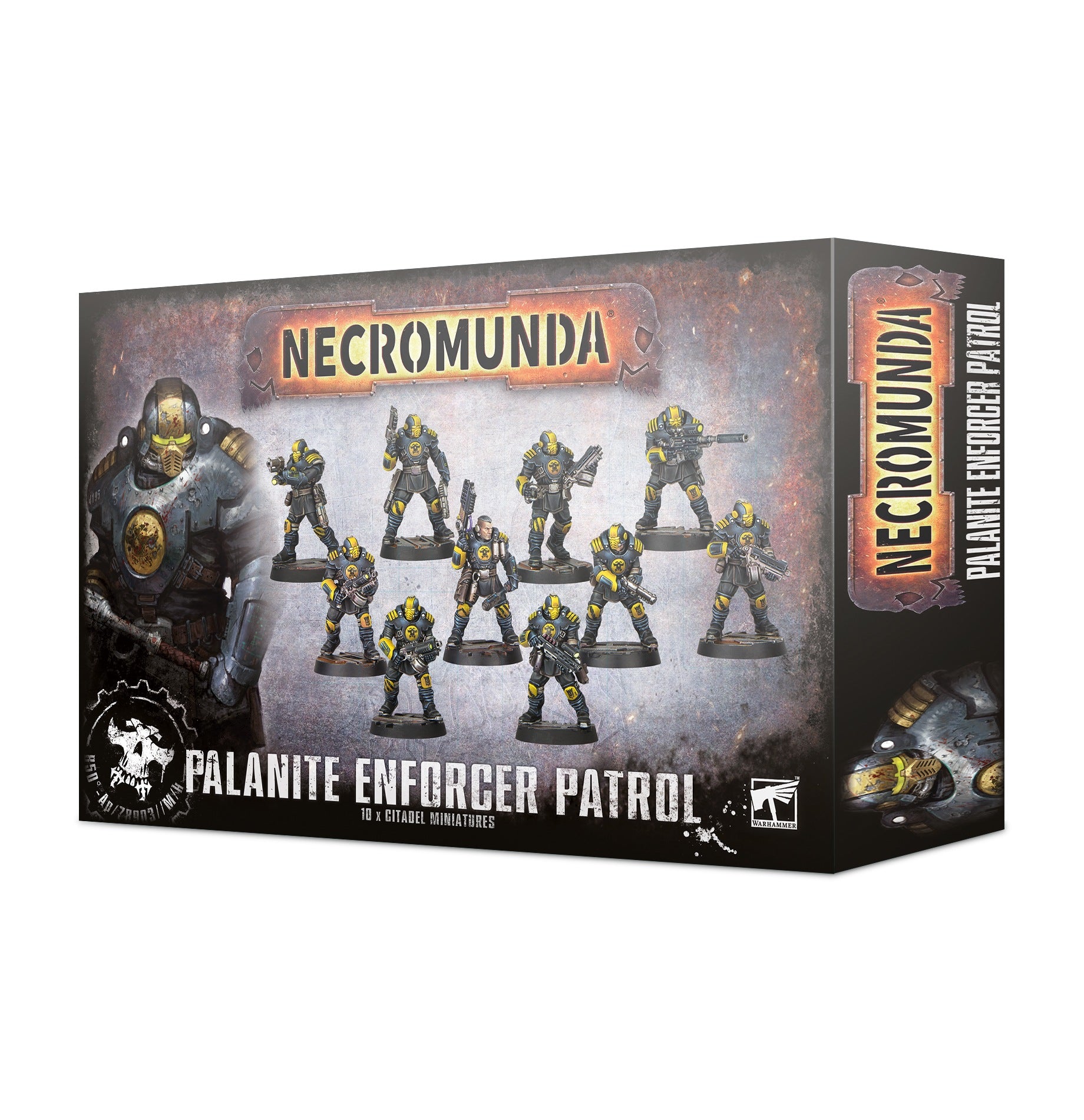 games workshop necromunda palanite enforcer patrol