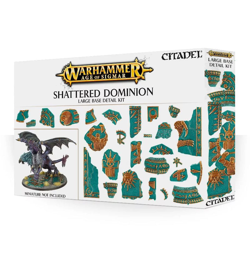 games workshop aos shattered dominion large base detail