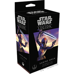 Star Wars Legion sabine wren operative expansion