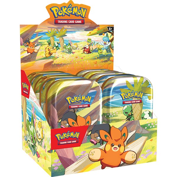 Pokemon Paldea Friends Mini Tin - (Sprigatito / Fuecoco / Quaxly / Pawmi / Pikachu )