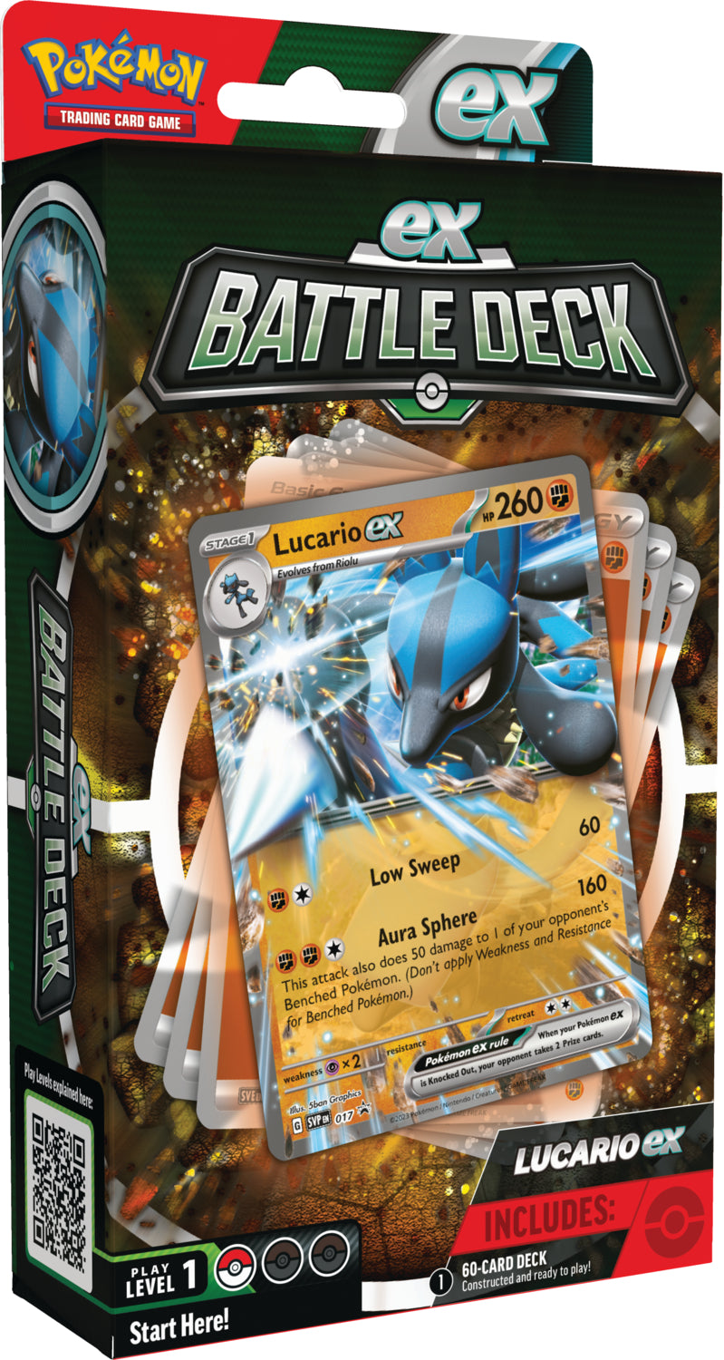 Pokemon Scarlet & Violet: EX Battle Deck (Lucario EX/ Ampharos EX)