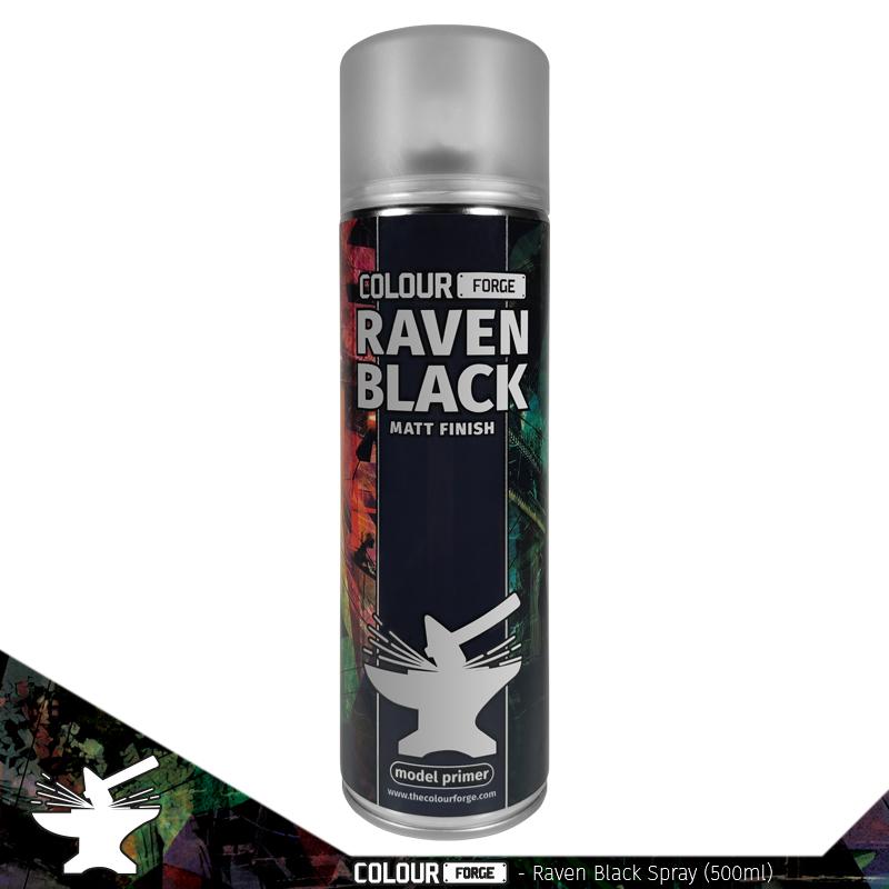 Colour Forge - Raven Black Spray (500ml)
