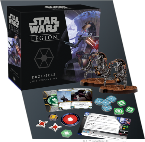 Star Wars Legion droidekas unit expansion