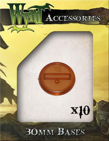 Wyrd brown  bases 30mm