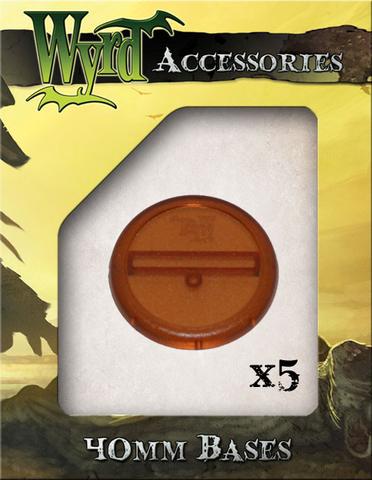 Wyrd brown  bases 40mm