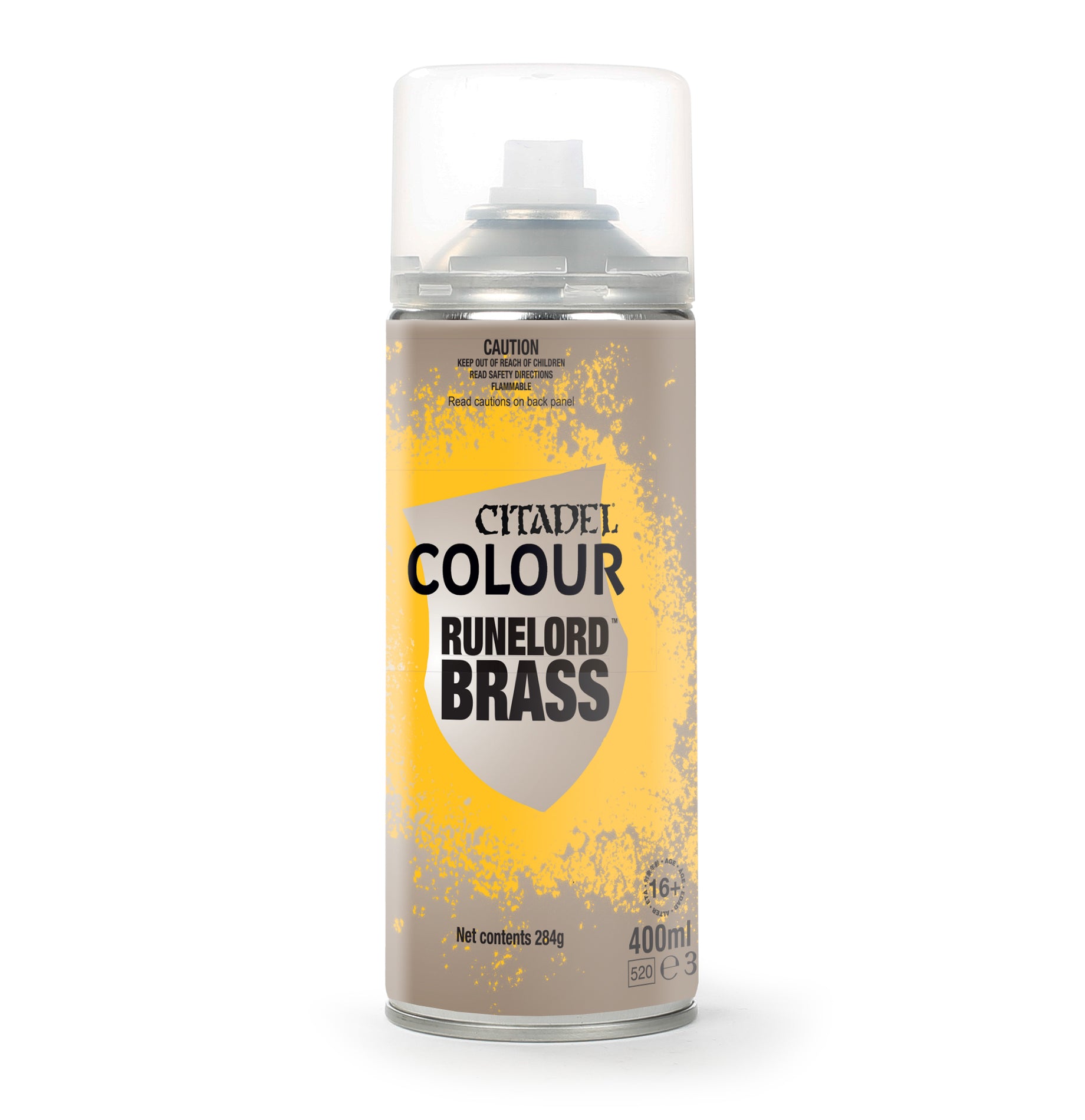 games workshop runelord brass spray paint