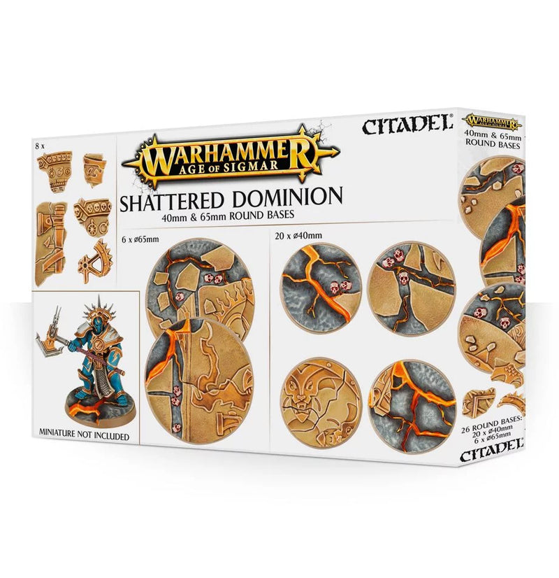 games workshop aos shattered dominion 65  40mm round