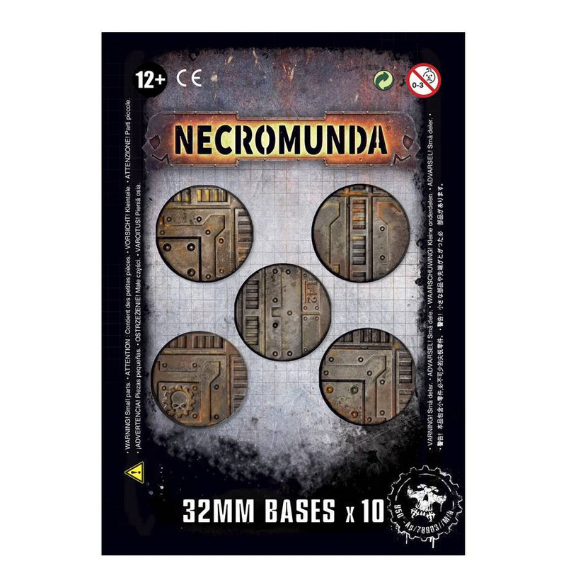 games workshop necromunda 32mm bases