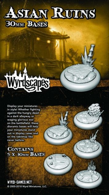 Wyrdscapes: Asian Ruins Bases