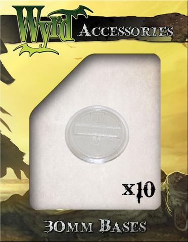Wyrd clear  bases 30mm