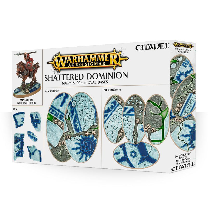 games workshop aos shattered dominion 60  90mm oval