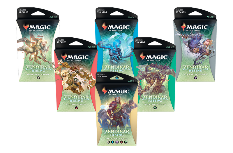 mtg zendikar rising theme booster blue