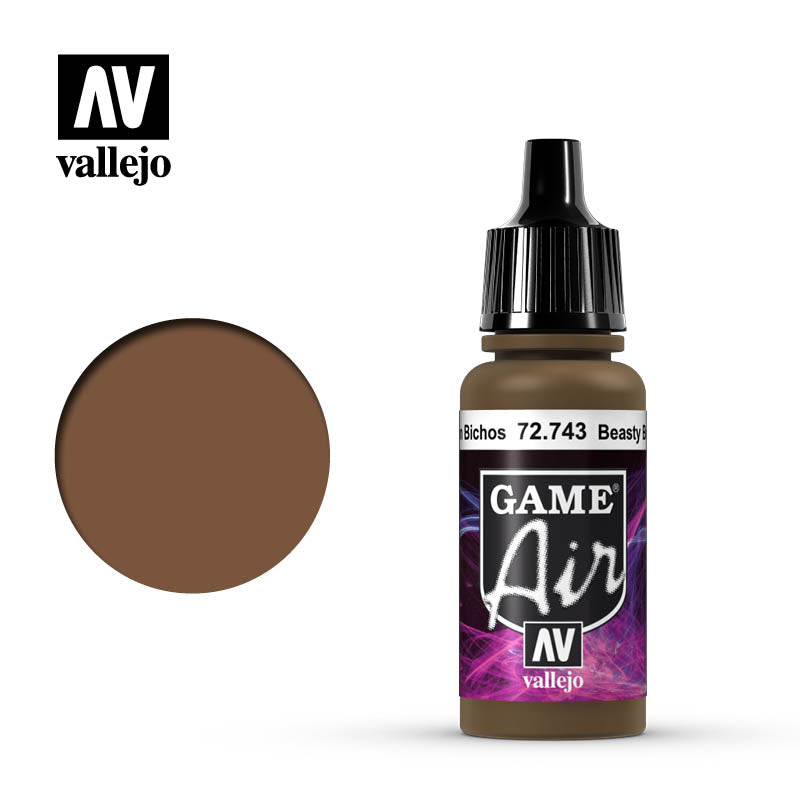 vallejo game air  beasty brown