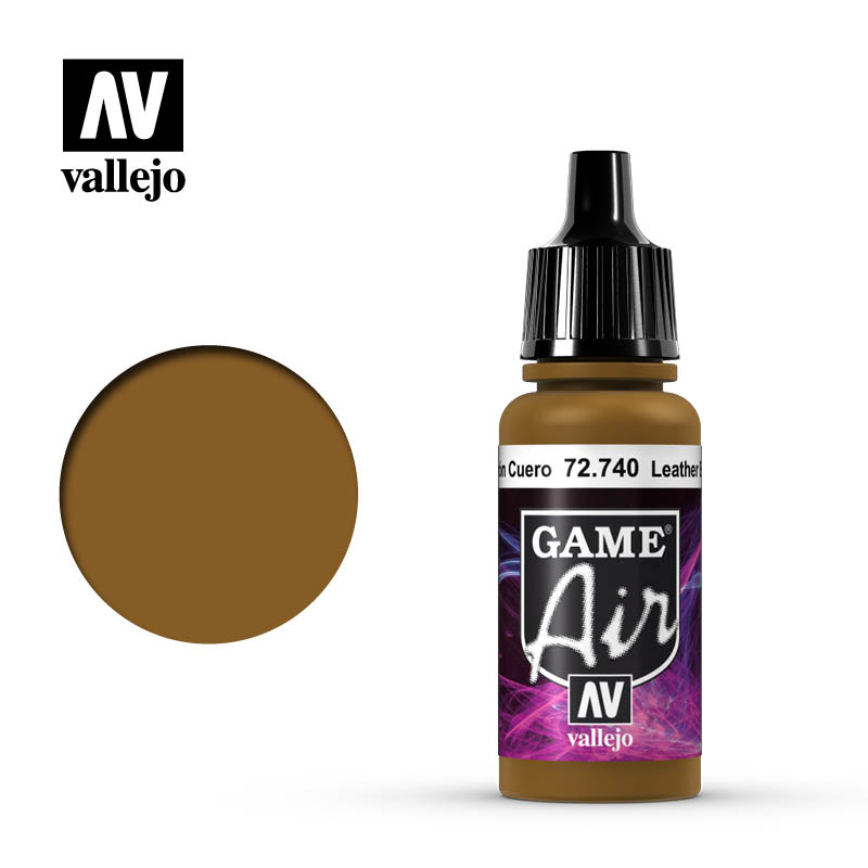 vallejo game air  leather brown