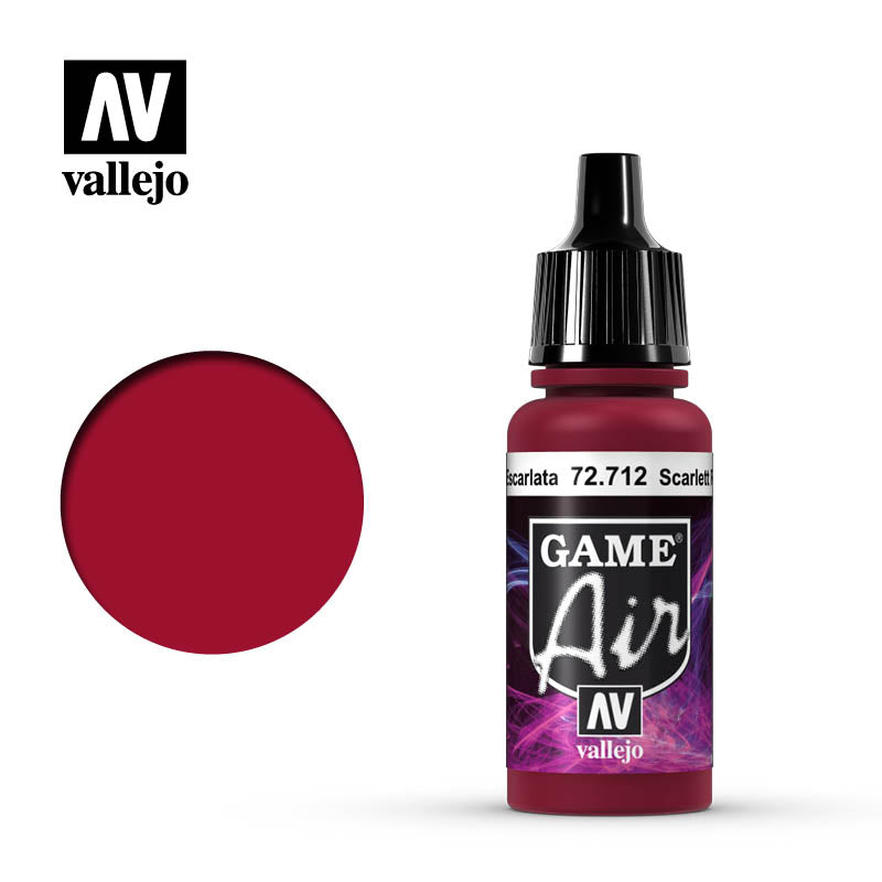 vallejo game air  scarlett red