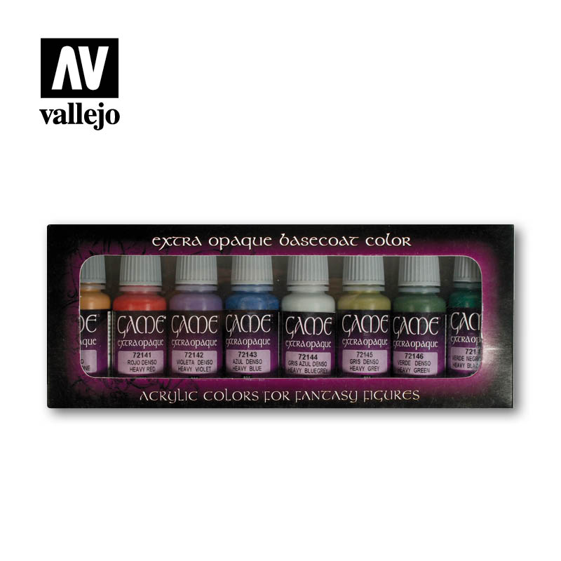 vallejo extra opaque set
