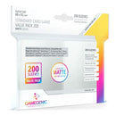 Gamegenic MATTE Standard Card Game Sleeves (Value Pack) 66 X 91 mm (200 Ct.)