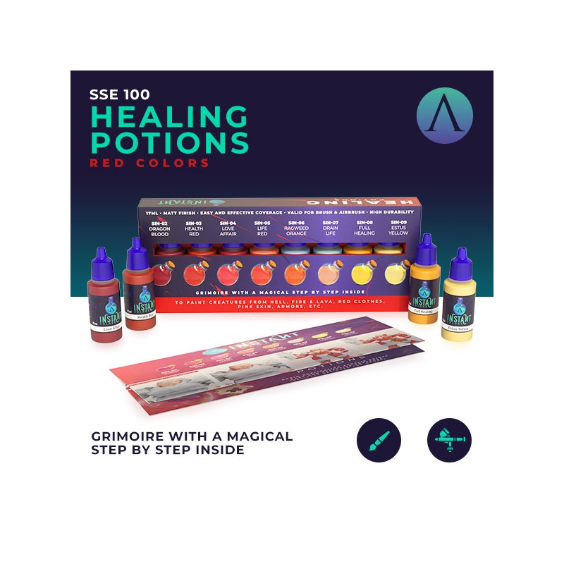 Instant Colour: Healing Potions (8 paint set)