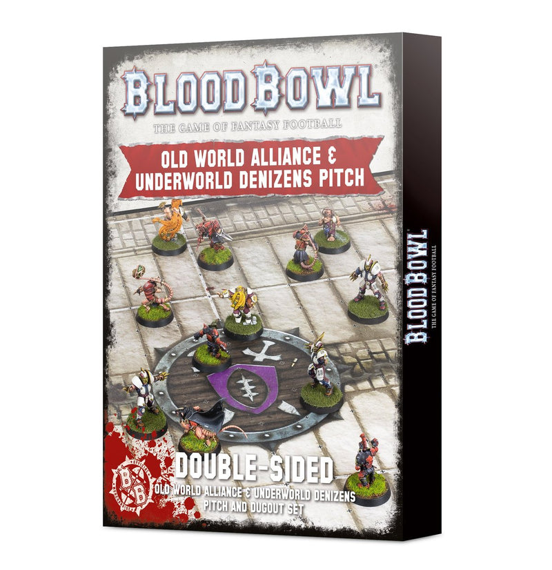 games workshop blood bowl old world  underworld pitch