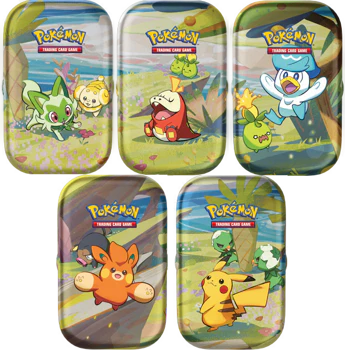 Pokemon Paldea Friends Mini Tin - (Sprigatito / Fuecoco / Quaxly / Pawmi / Pikachu )