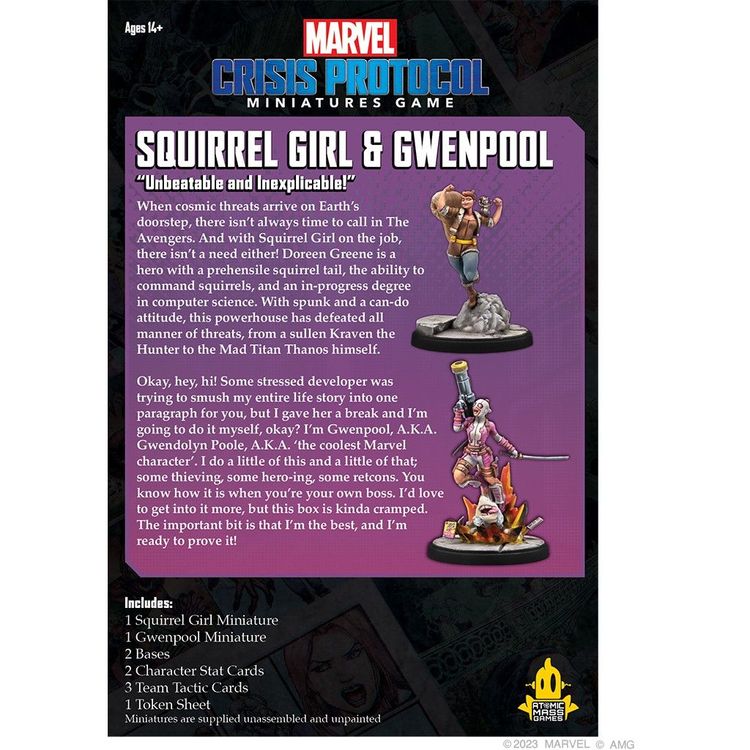 Marvel Crisis Protocol: Squirrel Girl & Gwenpool