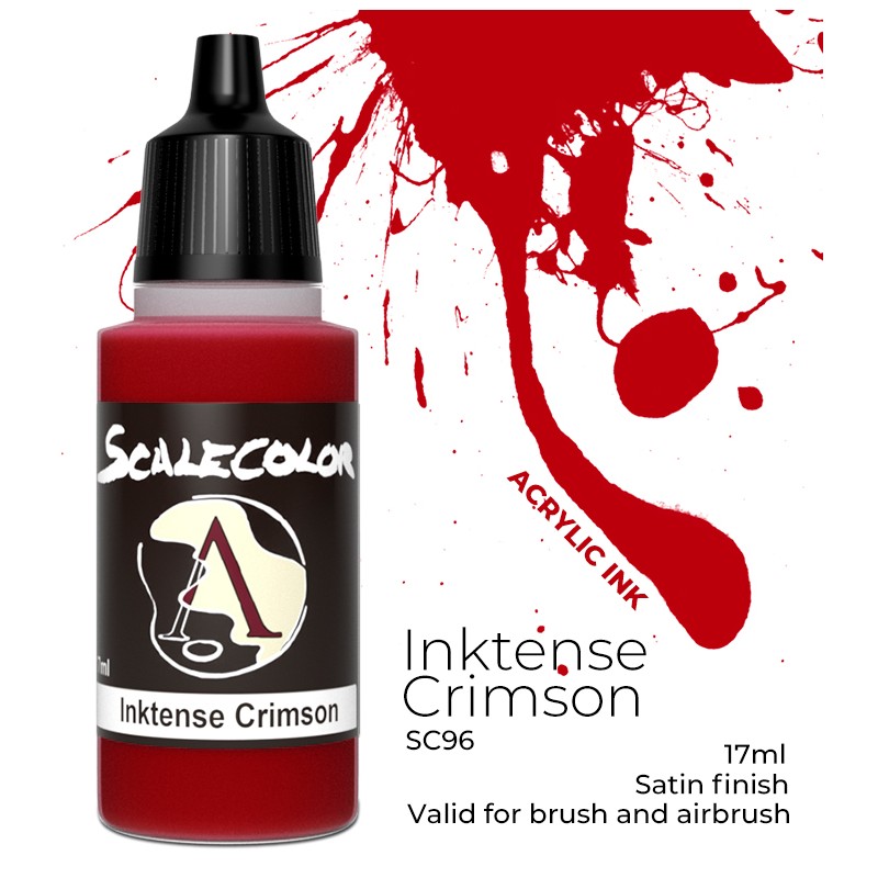 Scale75 inktense crimson