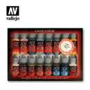 vallejo av vallejo game color set  leather and metal