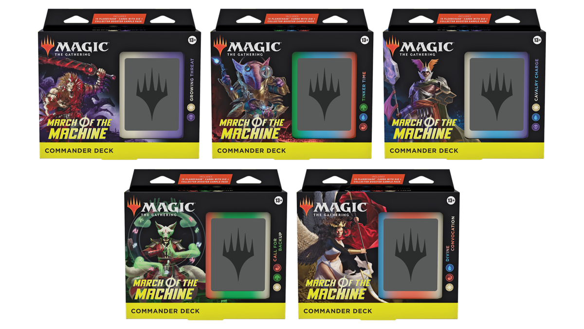 MTG: March Of The Machine Commander Decks