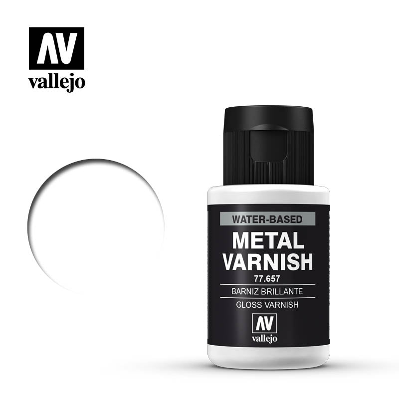 vallejo metal color  gloss metal varnish 32ml