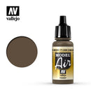 vallejo model air  camouflage medium brown