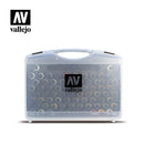 vallejo av vallejo model air basic range box set 72 colours  3 brushes  carry case