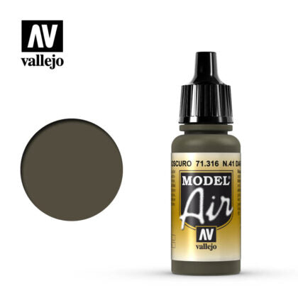 vallejo model air   n41 dark olive drab