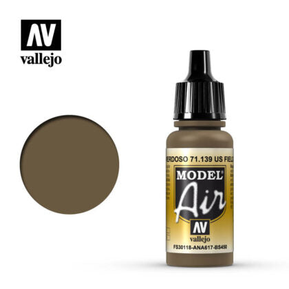 vallejo av model air 17ml  us field drab