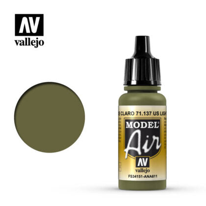 vallejo av model air 17ml  us light green