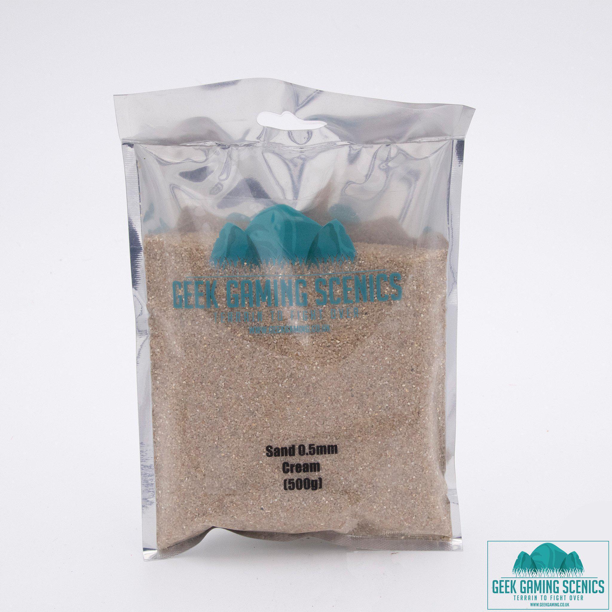 Modelling sand 0.5 mm cream (500 g)-Geek Gaming