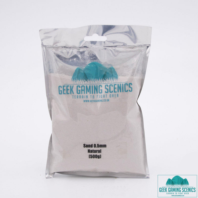 Modelling sand 0.5 mm natural (500 g)-Geek Gaming