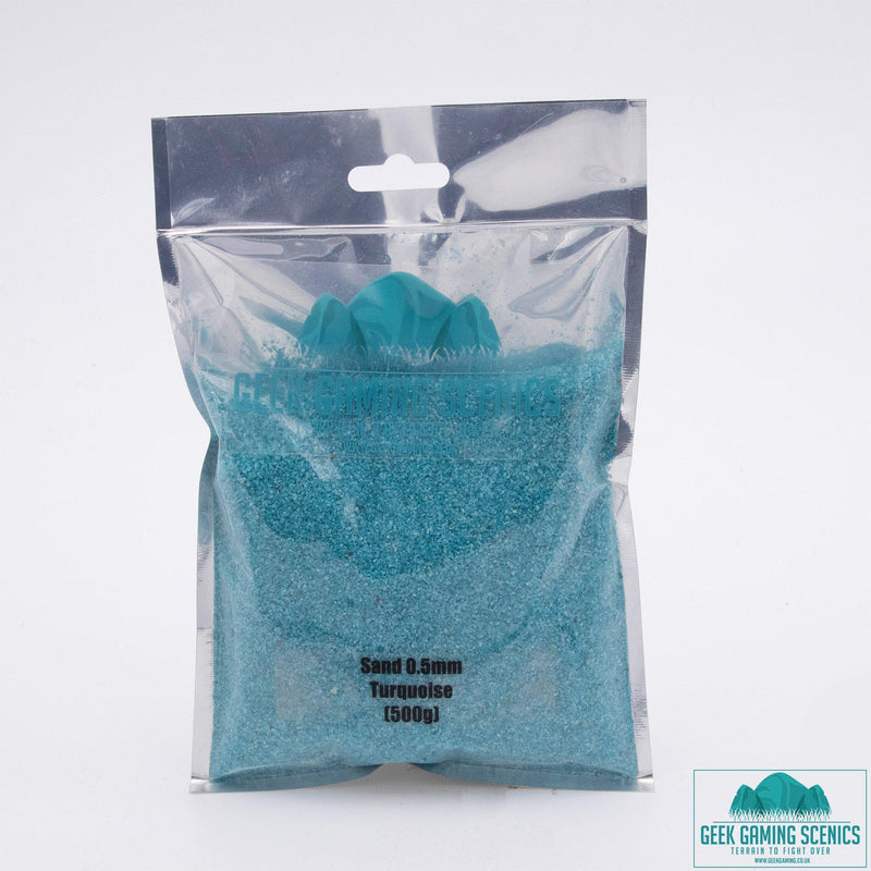 Modelling sand 0.5 mm turquoise (500 g)-Geek Gaming