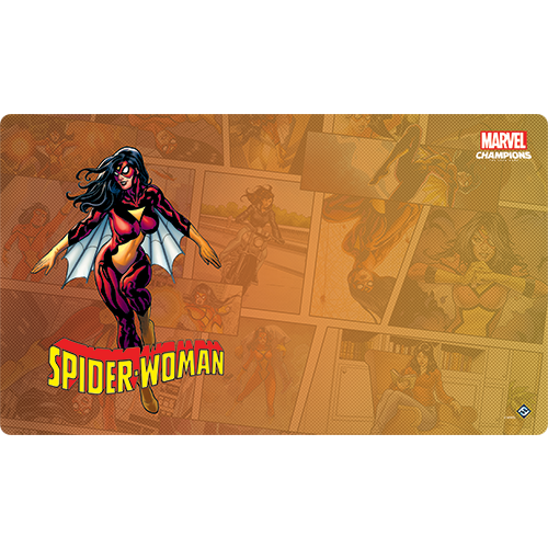 Marvel Champions marvel champions spider woman game mat