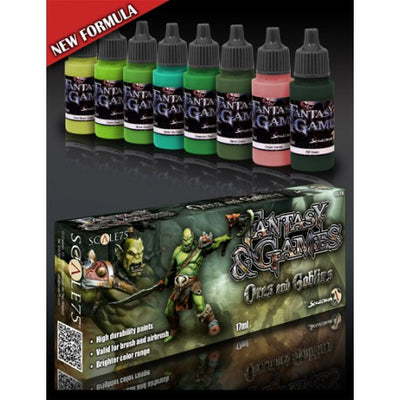 Scale75 Inktensity Paint Set 8 Inchiostri Acrilici 17ml Per Pennello E Aerografo